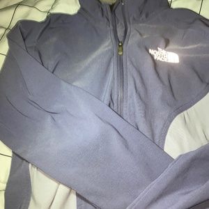 The North Face Jacket, Purple/White/Grey, XS